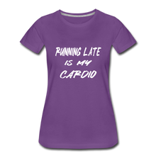 Running Late Is My Cardio (t-shirt) - purple
