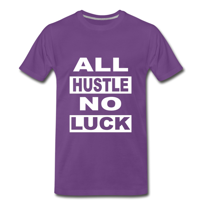 All Hustle-No Luck - purple