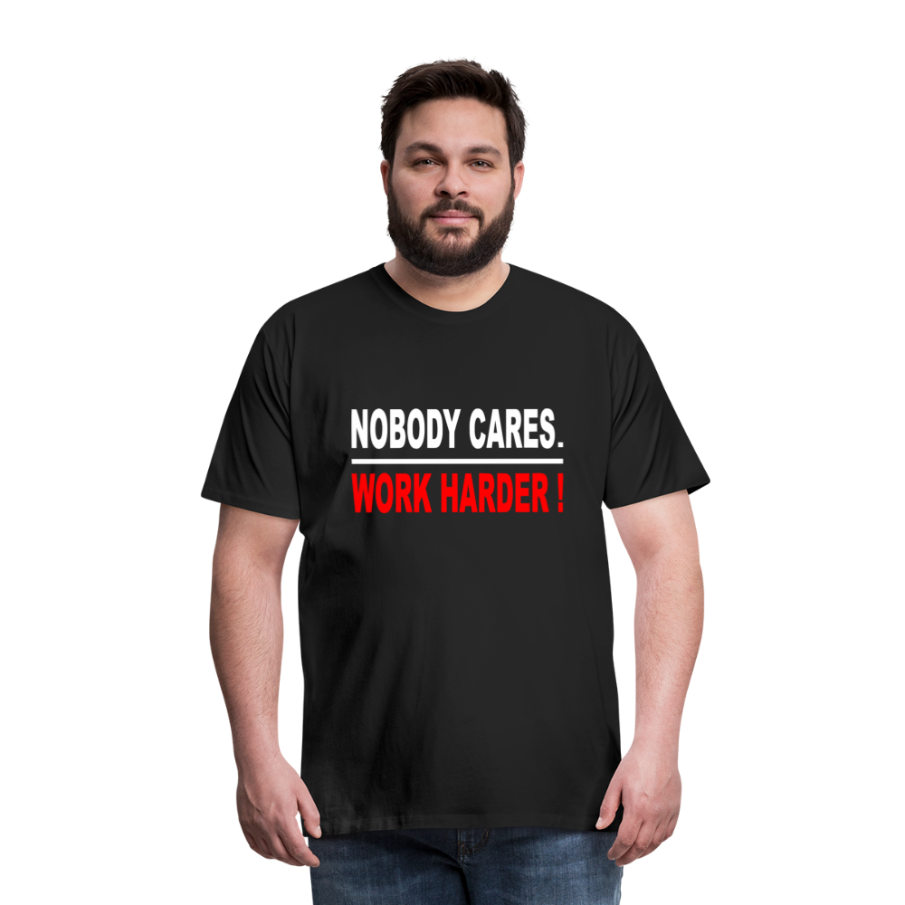 Nobody Cares-Work Harder - black